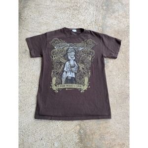 Vintage Y2K Gangster Popeye I Yam What I Yam Cartoon Shirt